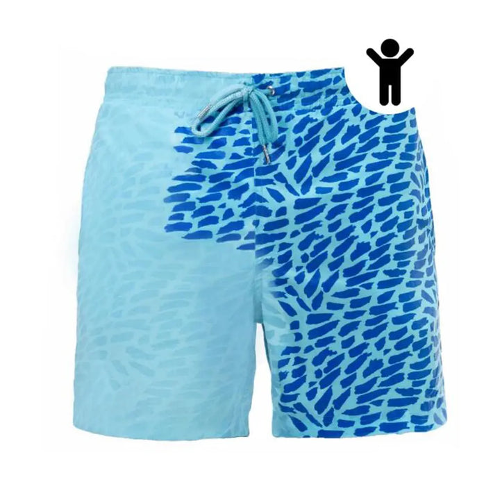 Boy's Water Change Color Swim Trunks