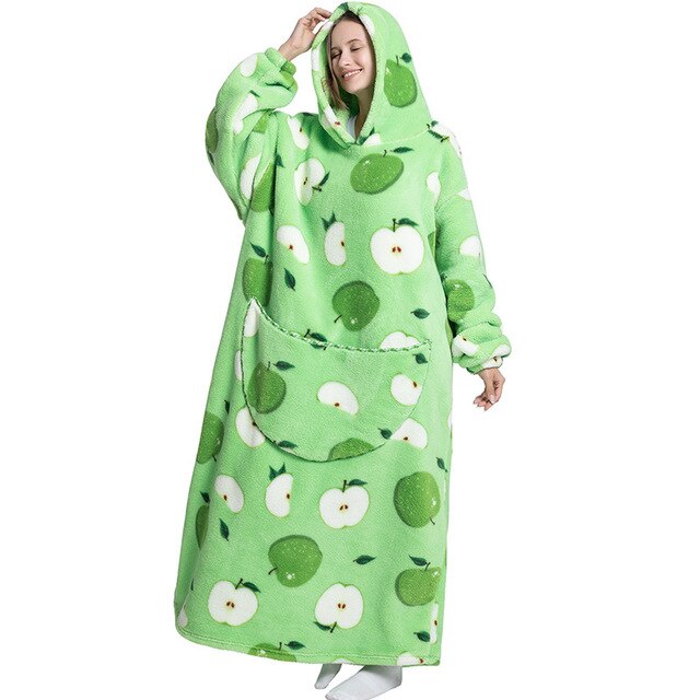 Patterned Oversized Wearable TV Blankets