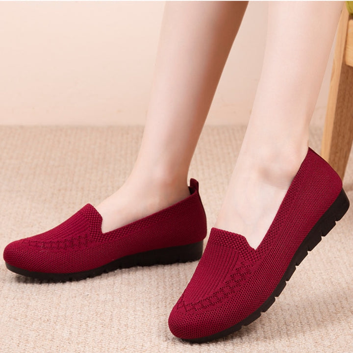 Flat Casual Mesh Breathable Sneakers Women Light Slip on Shoes