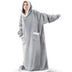 Women's Pocket Blanket Hoodie Gown